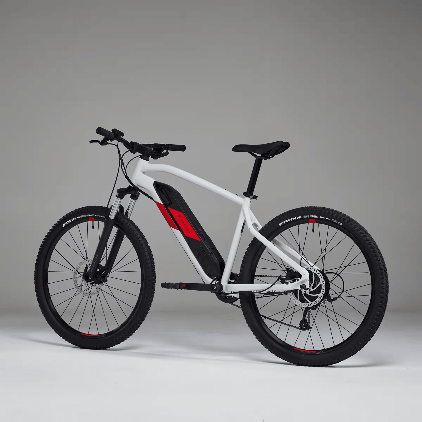 ROCKRIDER semi-rigide 27,5" E-ST 100 Blanc Rouge